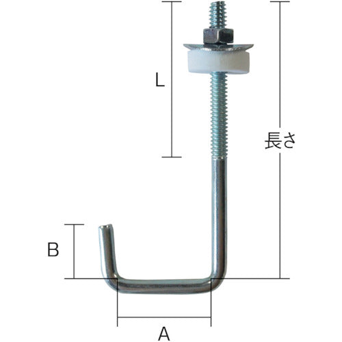 ＤＡＩＤОＨＡＮＴ　チャンネルボルトセット　１／４Ｘ４５Ｘ１２５　１０本入り　10102278　1袋