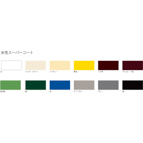 アサヒペン　水性スーパーコート　０．７Ｌ　緑　414557　1缶