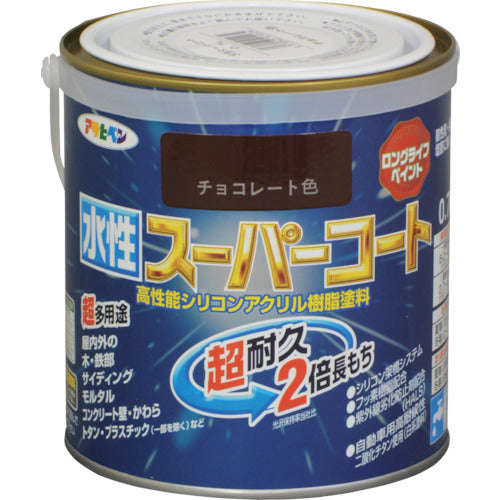 アサヒペン　水性スーパーコート　０．７Ｌ　チョコレート　414434　1缶