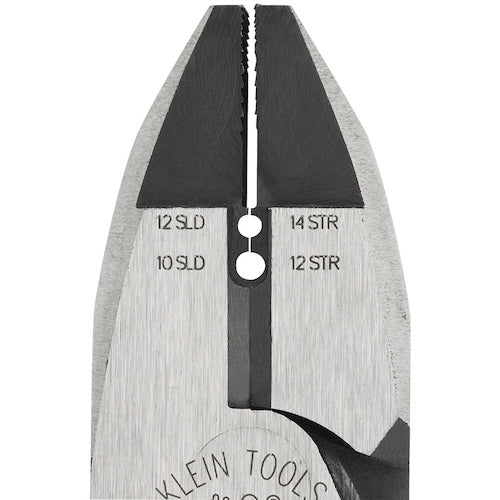 KLEIN 압착 펜치 편심 타입 컴포트 핸들 250 mm 와이어 스트립 기능 부착 J2139NECRN 1