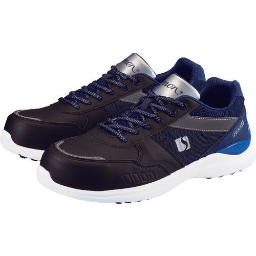 Simon lightweight anti-slip professional sneakers KL511 black/navy 22.0cm KL511BK/NV-22.0 1 pair