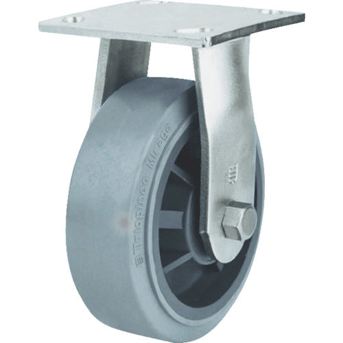 삼성 스테인리스 캐스터 고정 엘라스토머 100mm TP6740R-01-MIR 1개