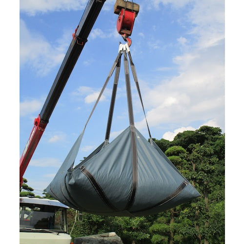 Maruzen Textile Waterproof Trash Sheet, 4-point hook type, 2.1m square, TSR-21B, 1 sheet