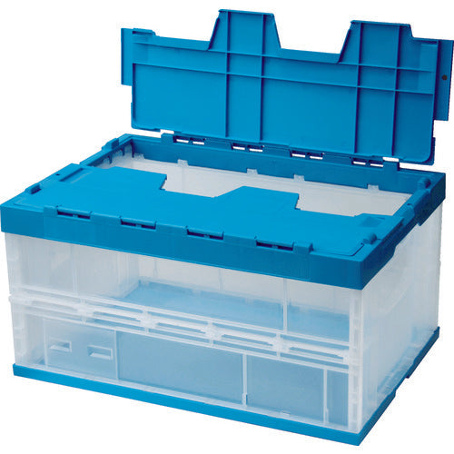 세키스이 OC-75L 뚜껑 일체형 투명 블루 75LFSCB 1개