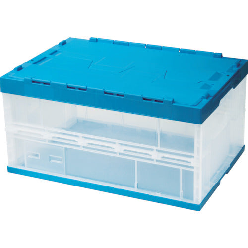 세키스이 OC-75L 뚜껑 일체형 투명 블루 75LFSCB 1개