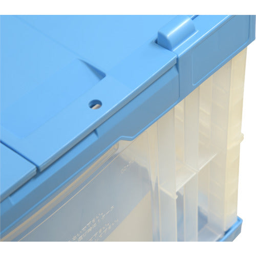 세키스이 OC-75L 뚜껑 일체형 투명 블루 75LFSCB 1개