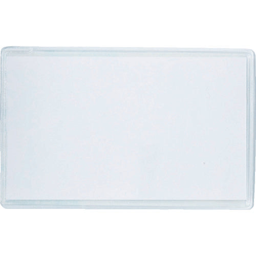 ＴＲＵＳＣＯ　粘着式　簡易見出しケース　５５×９１ＭＭ（名刺サイズ）　１０枚入り　TPP55X91　1 袋