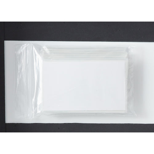 ＴＲＵＳＣＯ　粘着式　簡易見出しケース　５５×９１ＭＭ（名刺サイズ）　１０枚入り　TPP55X91　1 袋