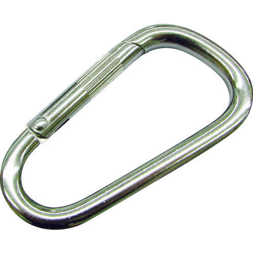 Mizumoto Stainless Steel Snap Hook DE Type, Wire Diameter 6mm, Length 60mm, B-2629, 1 pc