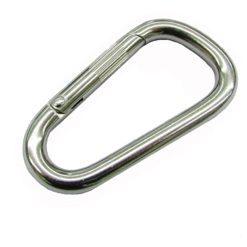Mizumoto Stainless Steel Snap Hook DE Type, Wire Diameter 10mm, Length 100mm, B-2631, 1 pc