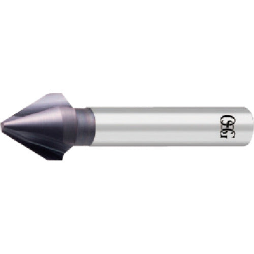 OSG FX coated 3-blade countersink, tip angle 60°, effective blade diameter 20.5mm, tip diameter 3.5 x total length 80mm, 9139205 FX-MG-CSX60 20.5X12X5.0X80 1 piece
