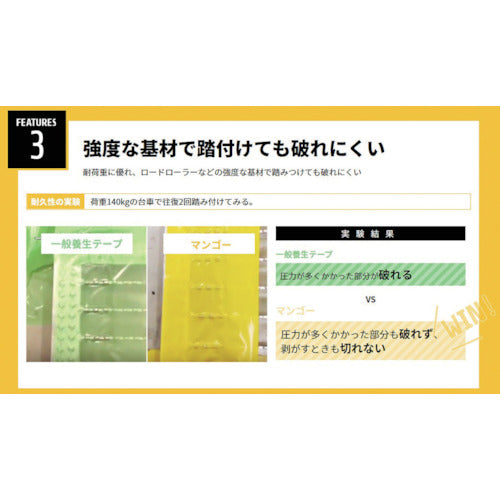 Sekisui Fit Light Tape Strong Adhesive #736 75mm x 25m Mango N736Y04 1 roll