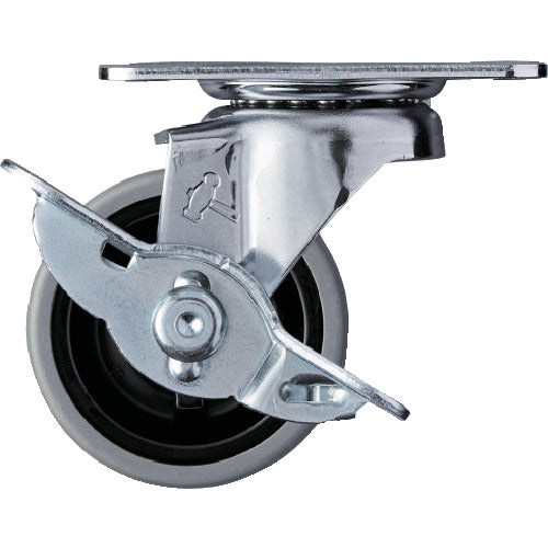 Hammer E series swivel elastomer wheel (PP wheel) 50mm with stopper 415E-L50 1 piece