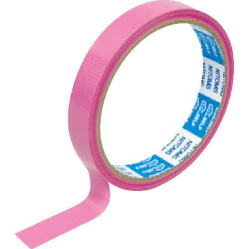 Nitto [Sold out and discontinued] PE cloth tape 15mm x 10m pink J6808 1 roll