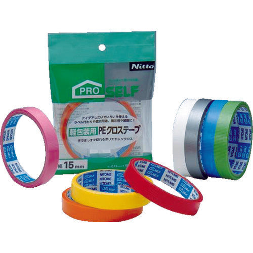 니톰즈 【매진 폐번】 PE 크로스 테이프 15 mm x 10 m 레드 J6810 1 권