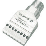 いけうち　エアダスター用　ブロワ仕様フラット形エアーノズル　ＴＡＩＦＵＪｅｔシリーズ　アルミニウムＡ５０５２製　ネジ１／２オス　Φ３．０　1/2MTFBF428030A5052　1個