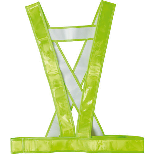 TRUSCO sash-style safety vest, yellow, TTAB-Y, 1 unit