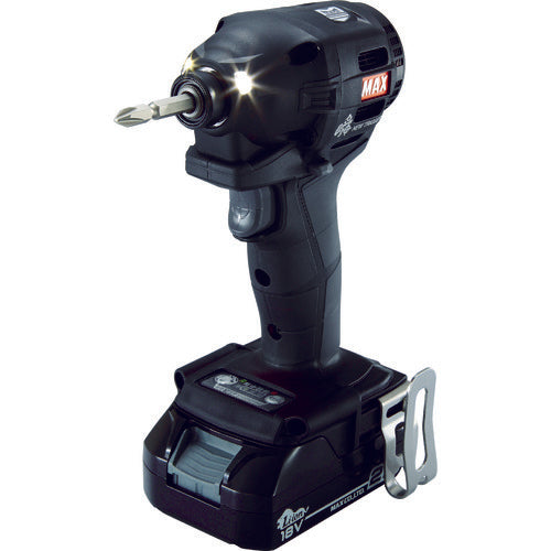 MAX 【매진 폐번】18 V충전 임팩트 드라이버 세트(크로) 2.5 Ah PJ-ID152K-B2C/1825A 1대