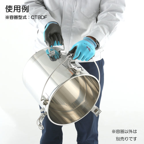 ＭＯＮＯＶＡＴＥ　吊り下げ式下部折りたたみ取っ手付汎用容器　４Ｌ　STBDF-18　1 個