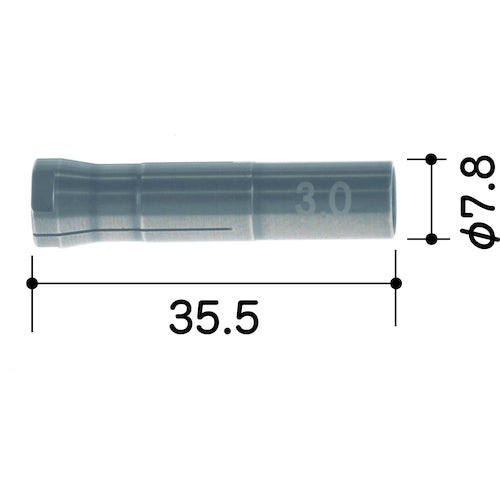 E-FORCE Collet Chuck (Φ3.0mm) Rotary Φ6 Type Only DCB30 1 pc