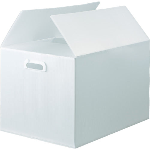 TRUSCO Cardboard Plastic Case, Set of 5, B3 Size, Handle Hole, Semi-Transparent, TDP-B3-5TM 1 S