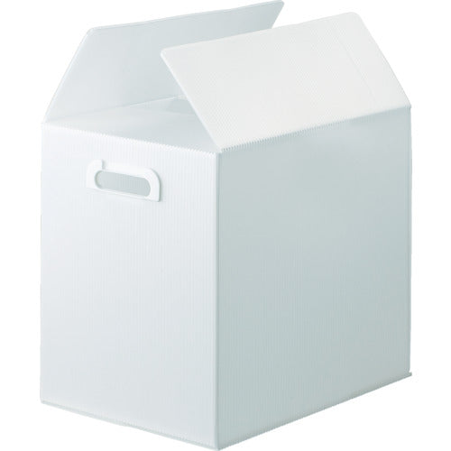 TRUSCO Cardboard Plastic Case, Set of 5, B4 Size, Handle Hole, Semi-Transparent, TDP-B4-5-TM 1 S