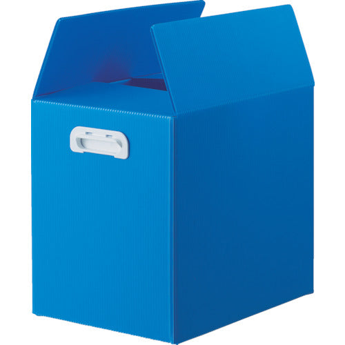 TRUSCO Cardboard Plastic Case, Set of 5, B4 Size, No Handle Holes, Blue, TDP-B4D-5B, 1 S