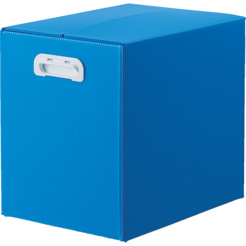 TRUSCO Cardboard Plastic Case, Set of 5, B4 Size, No Handle Holes, Blue, TDP-B4D-5B, 1 S