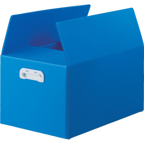 TRUSCO Cardboard Plastic Case, Set of 5, Fruit Box Size, No Handle Holes, Blue, TDP-KMD-5B, 1 S