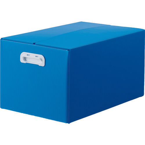 TRUSCO Cardboard Plastic Case, Set of 5, Fruit Box Size, No Handle Holes, Blue, TDP-KMD-5B, 1 S