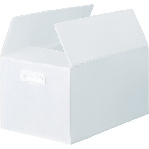 TRUSCO Cardboard Plastic Case, Set of 5, Fruit Box Size, No Handle Holes, Semi-Transparent, TDP-KMD-5TM 1 S