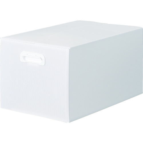 TRUSCO Cardboard Plastic Case, Set of 5, Fruit Box Size, No Handle Holes, Semi-Transparent, TDP-KMD-5TM 1 S