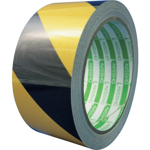 Nitto Elmate Rough Surface Reflective Tape 50mm x 10m Yellow/Black SHT-50YB 1 Roll