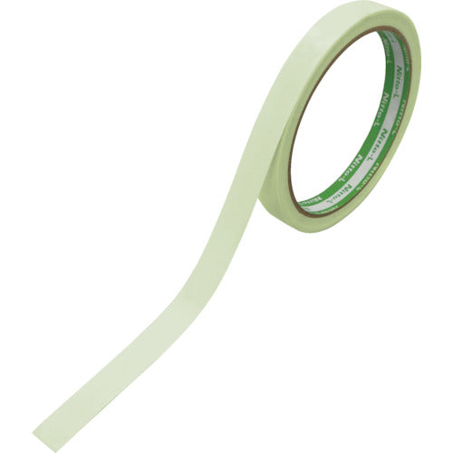 Nitto Elmate Medium Brightness Luminous Tape JIS-JB Class 0.25mm x 12mm x 5m Green NB-1205B 1 Roll