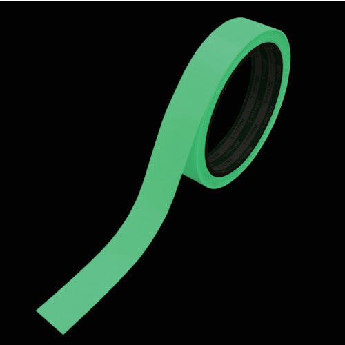 Nitto Elmate Medium Brightness Luminous Tape JIS-JB Class 0.25mm x 19mm x 5m Green NB-1906B 1 Roll