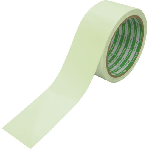 Nitto Elmate Medium Brightness Luminous Tape JIS-JB Class 0.25mm x 50mm x 5m Green NB-5005B 1 Roll