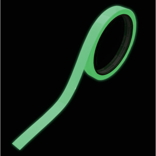 Nitto Elmate High Brightness Luminous Tape JIS-JC Class 0.3mm x 12mm x 5m Green NB-1205C 1 Roll