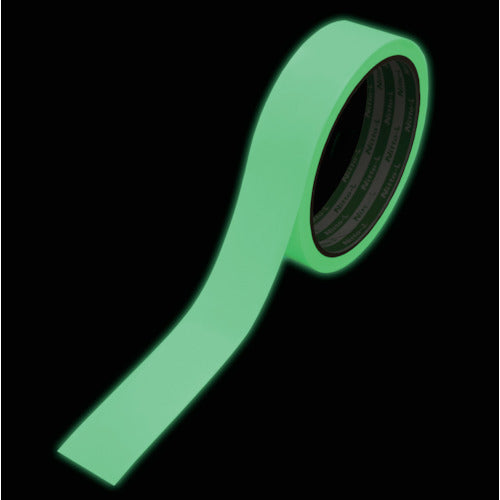 Nitto Elmate High Brightness Luminous Tape JIS-JC Class 0.3mm x 24mm x 5m Green NB-2405C 1 Roll