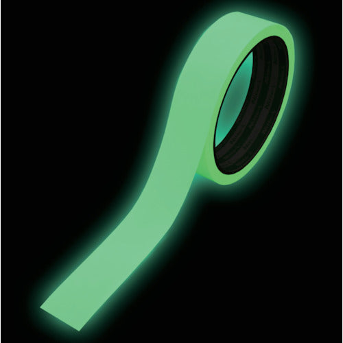 Nitto Elmate Ultra-High Brightness Luminous Tape JIS-JD Class 0.6mm x 24mm x 5m Green NB-2405D 1 Roll