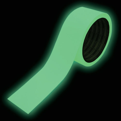 Nitto Elmate Ultra-High Brightness Luminous Tape JIS-JD Class 0.6mm x 50mm x 5m Green NB-5005D 1 Roll