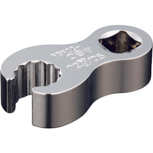nepros 6.3 sq. Crowfoot wrench, 8mm across, 17mm width, NBNS2-08W, 1 piece