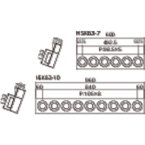 ＴＲＵＳＣＯ　ツーリングフレーム　ＨＳＫ６３Ａ　ＢＴ４０　ＮＴ４０兼用　９個収納　HSK63-10　1 本