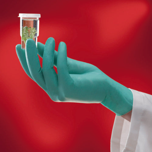 Ansell Chemical-Resistant Neoprene Rubber Disposable Gloves NeoTouch 25-101 Medium Size (100 Gloves) 25-101-8 1 Box