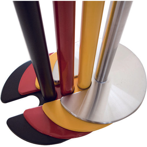 ＣＡＲ−ＢＯＹ　ベルト付きポールくぼみ型　シルバー　BPK-01　1 台