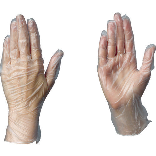 ハクゾウメディカル　【売切廃番】ハクゾウプラスチックグローブＥＬ　Ｌ　3024103　1箱