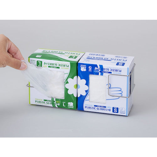 ハクゾウメディカル　ハクゾウプラスチックグローブＭＦ　Ｌ　3024113　1箱