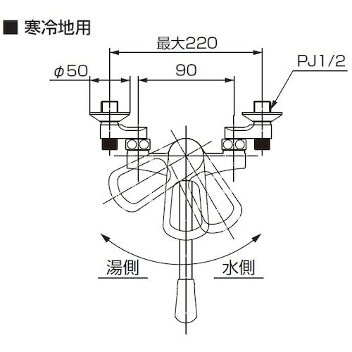 ＳＡＮＥＩ　シングル混合栓　K17110ED-13　1 台