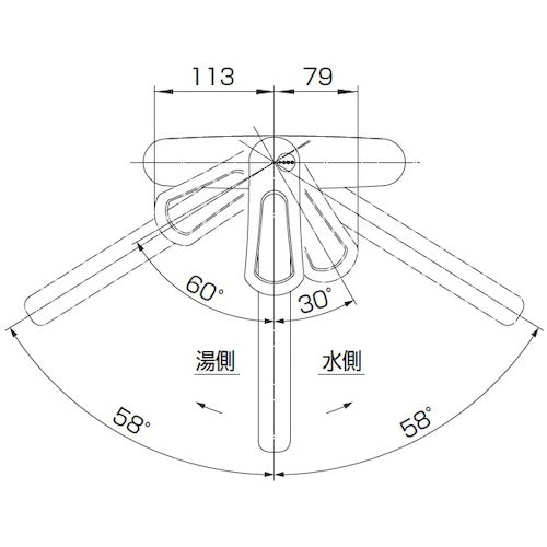 ＳＡＮＥＩ　シングル台付混合栓　K676EK-13　1 台