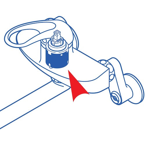 SANEI 싱글 레버 혼합 마개용 카트리지 PU101-9NX 1개