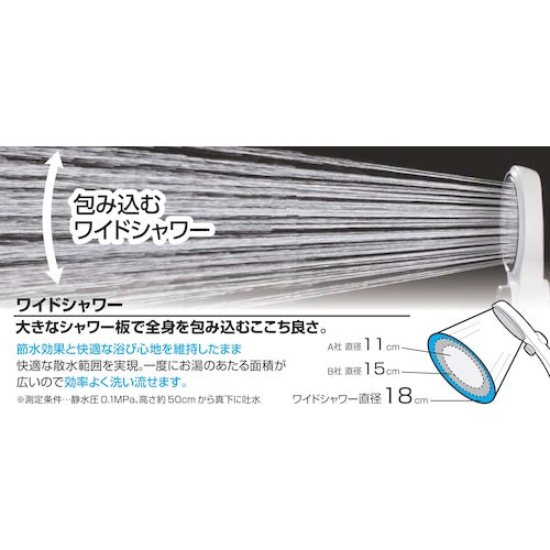 SANEI Water-saving stop shower head PS3230-80XA-MW2 1 piece